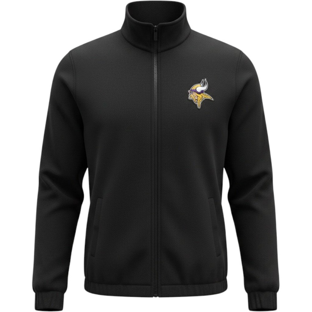 NFL Sports Illustrated XL Minnesota Vikings Fleece Jacket Full Zip Football Team